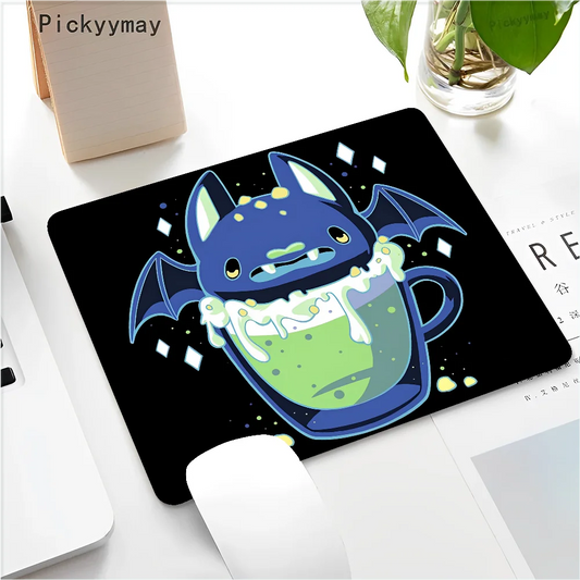 Funny Black Cat Mouse pad PC Desk Mat Table Big Mouse Pad PC Non-slip Rug z28