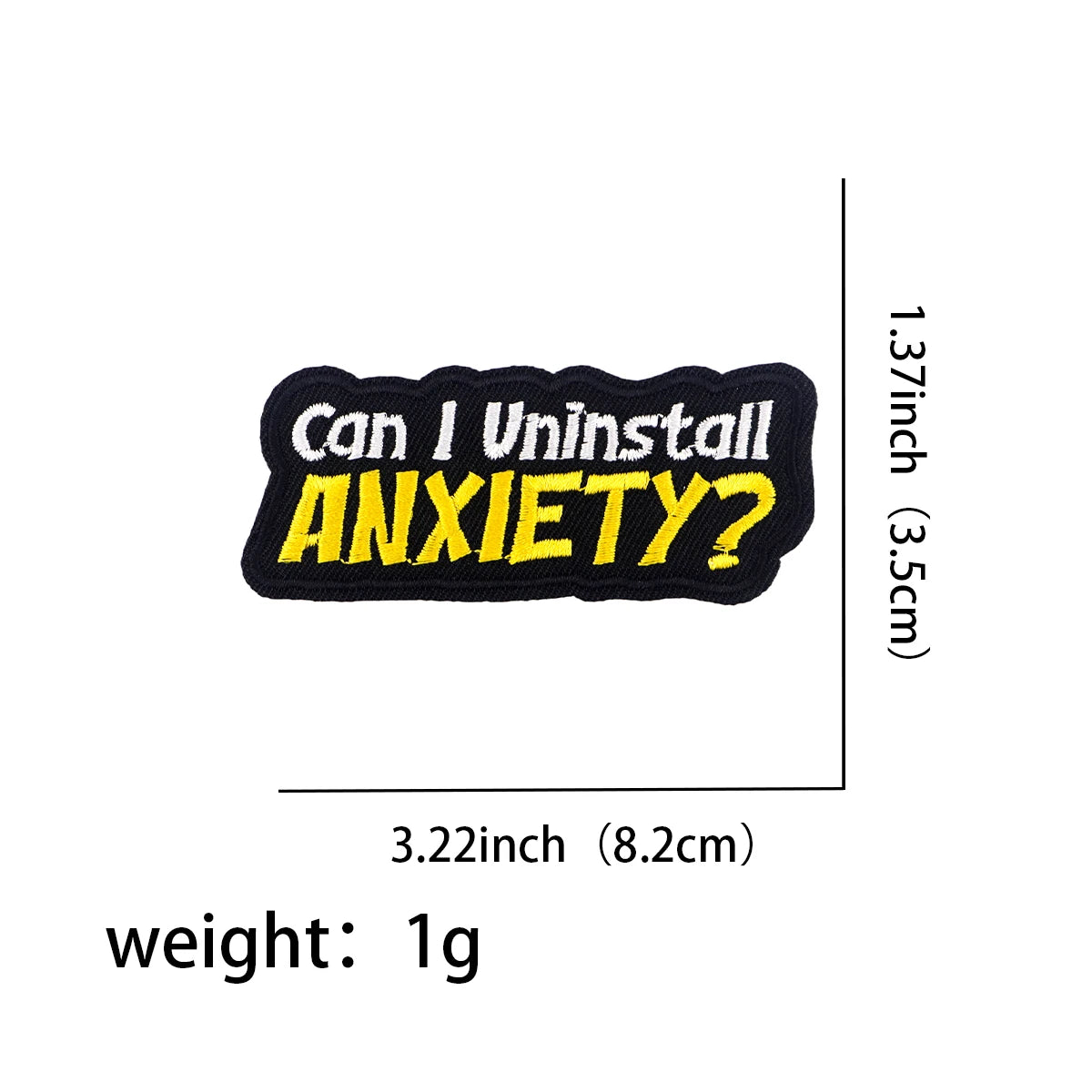 Letters Embroidery Patch Funny Quotes Iron On Patches For Clothing Thermoadhesive Patches On Clothes DIY Sew Badges