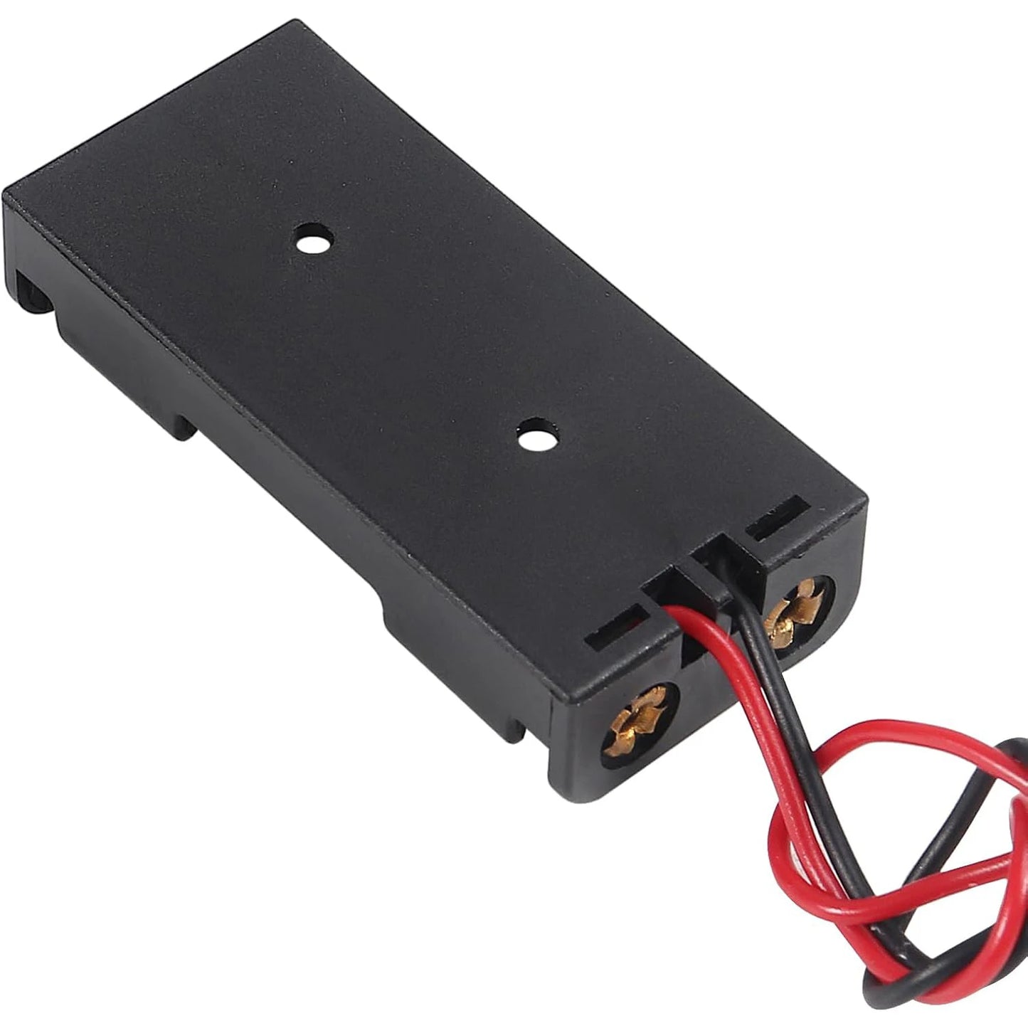 10pcs AAA Battery Holder 2X 1.5V AAA Battery Power Case Plastic Box with Wire Applicable for Electronic Toy Home Appliance Remot