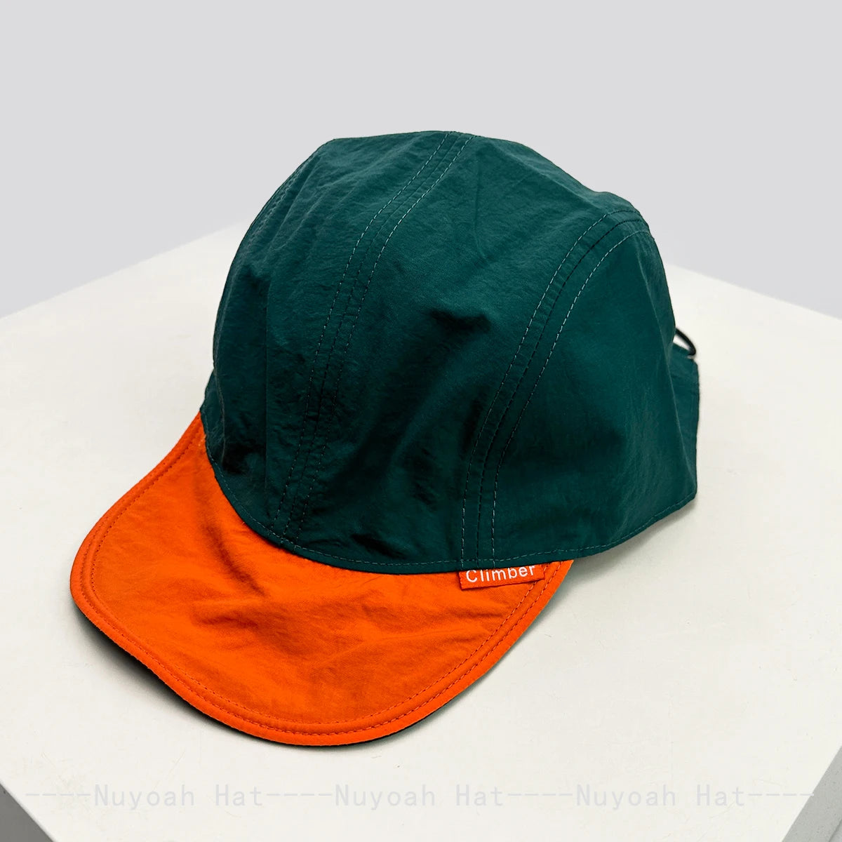 New Men Women Quick Drying Korean Letters Baseball Hats Sunshade Color Block Breathable Double-sided Wear Peaked Caps Versatile