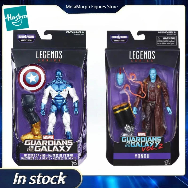 Original Hasbro Marvel Legends Series YONDU&MASTERS OF MIND Anime Figure Model Collection Toy