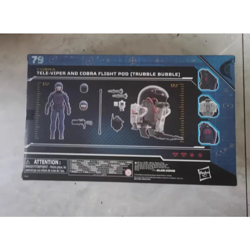 Original Hasbro G.I. Joe Classified Series Cobra Tele Viper and Cobra Flight Pod Anime Figures Toys Models Collection