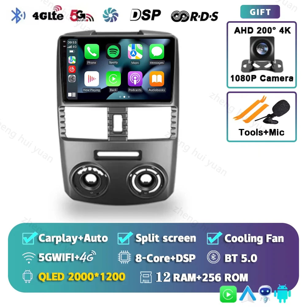 Android 15 For Toyota Rush J200 1 2006 - 2018 2K QLED Android Car Radio Multimedia Video Player GPS stereo CarPlay Head Unit 4G