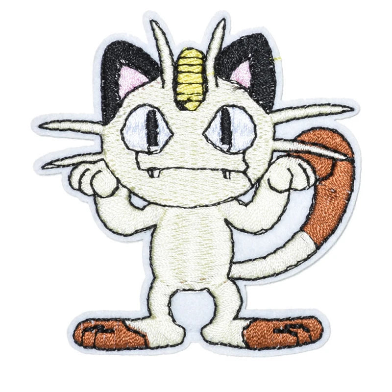 Kawaii Animals Patch Anime Game Embroidered Patches For Clothing DIY Iron on Patches For Clothes Cartoon Patch Stickers