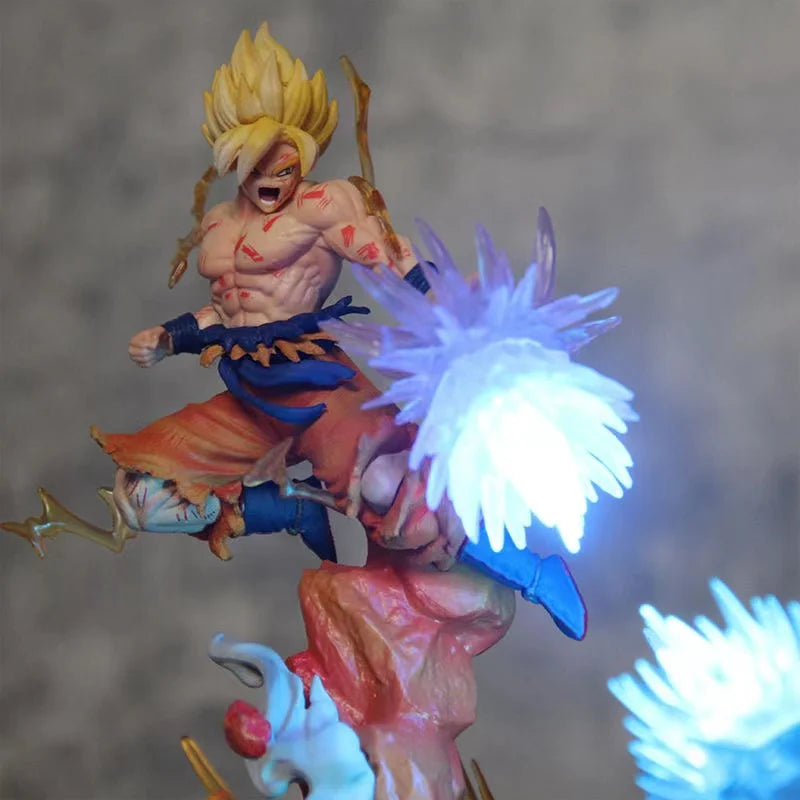 Anime Dragon Ball Z Freezer Vs Son Goku Figurine 21CM GK Pvc Action Figures Statue Collection Model Toy Gifts
