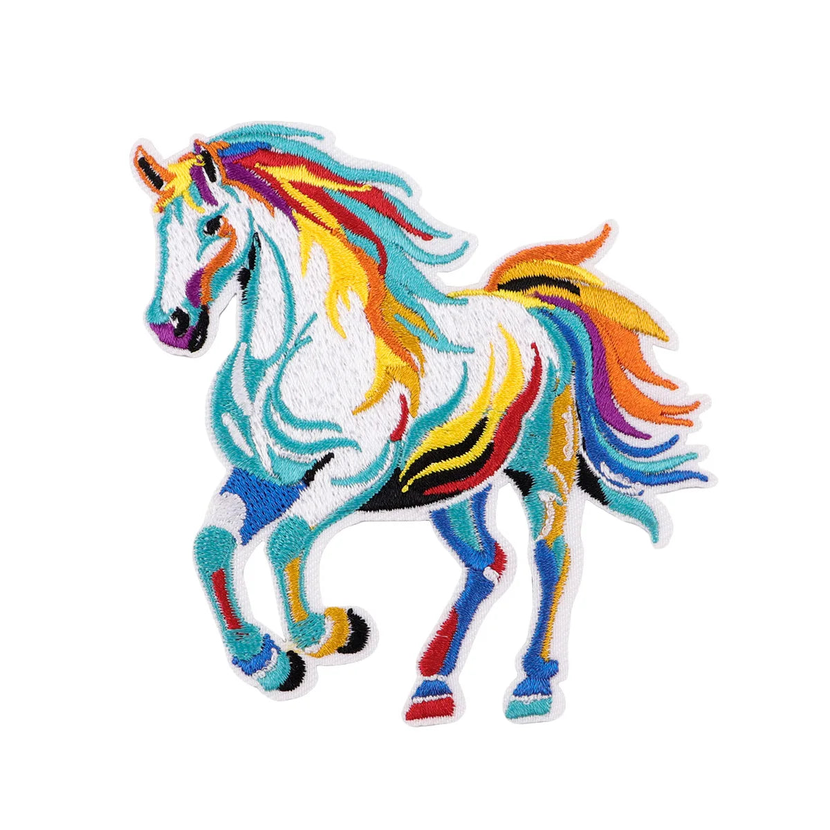 Colorful Horse Iron On Patch Clothes Patch For Clothing 2026 New Embroidered Patch Garment Apparel Accessories Sewing Stickers