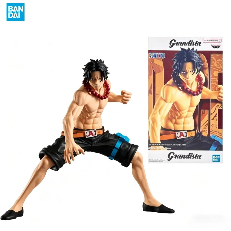 【IN STOCK】Original Banpresto Grandista One Piece Portgas D. Ace 28cm Figure PVC Collectible Model Toy Gift