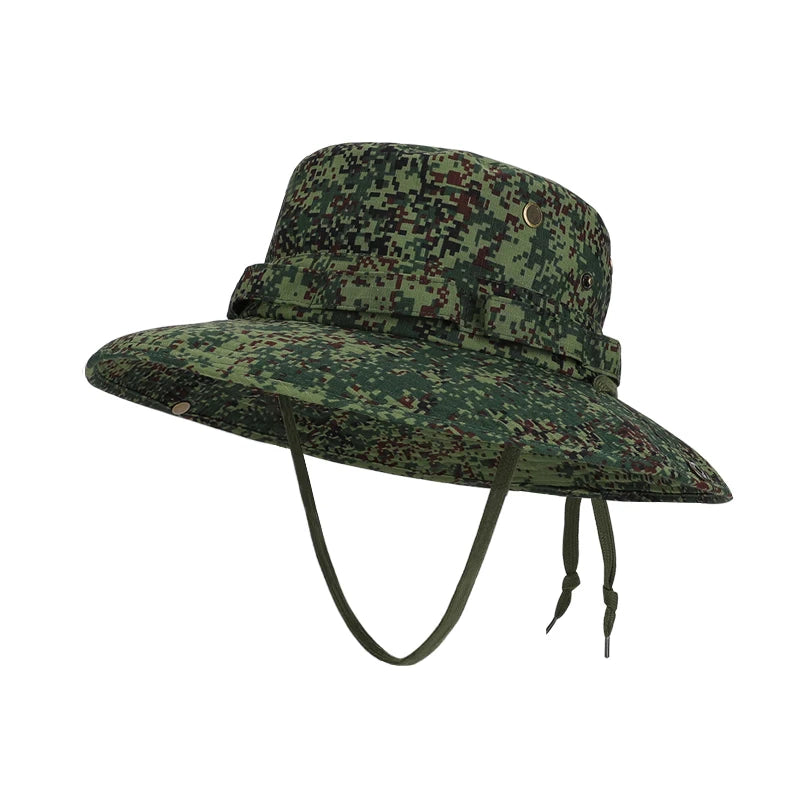 New spring and summer outdoor fisherman hats for men. Fishing andmountaineeringtacticalhatswithcamouflagelargebrims,brea
