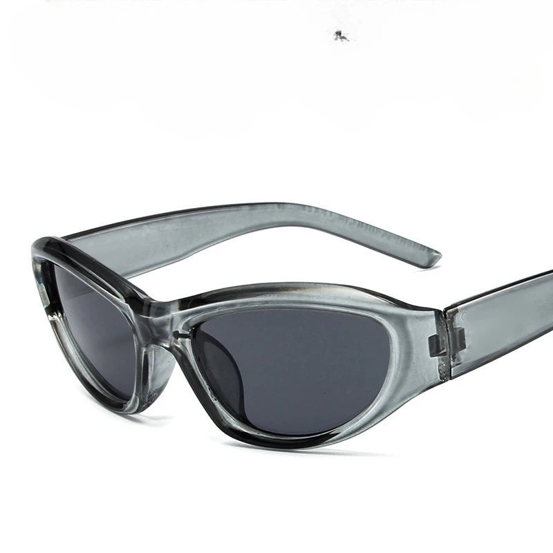 Pink Blue Barrier Glasses Futurist Cyberpunk Fashion Glasses  Pink Lens Suitable for Screen Sports and Street Wear Glasses