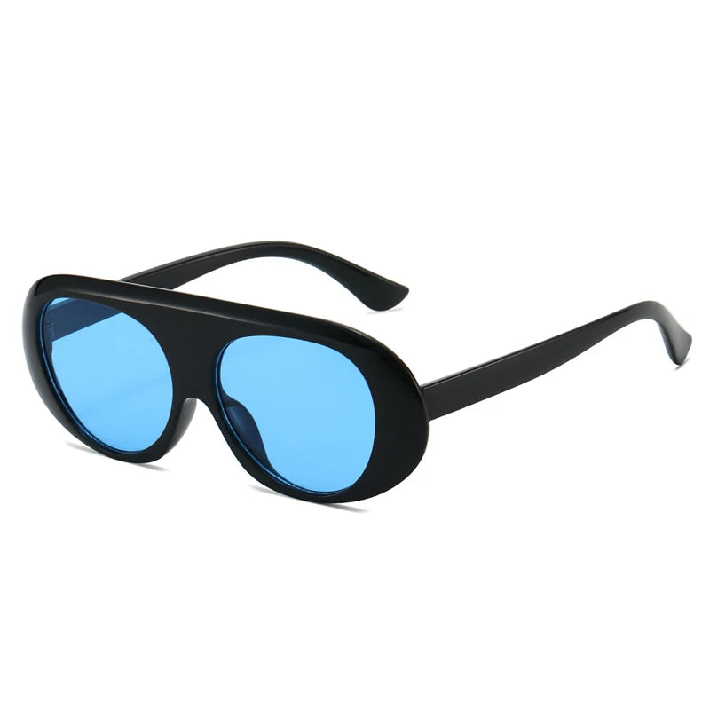 JNPCXI Retro Pilot Sunglasses Women Fashion Tea Tea Gradient Shades UV400 Men Punk Sun Glasses
