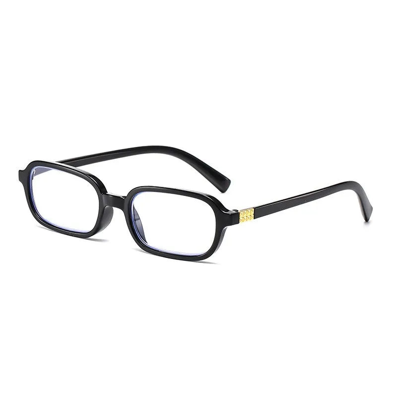 New Fashion Small Frame White Retro Women's Flat Light Glasses