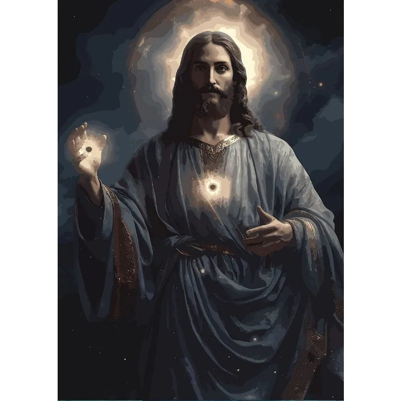 Jesus Lion Christian Hand of God Canvas Paint Religious Posters Wall Art 13