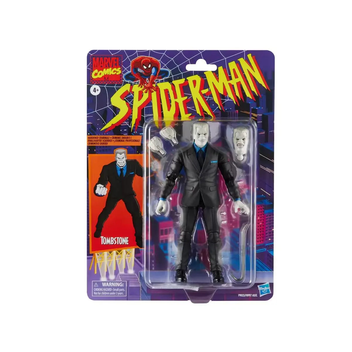 Marvel Legends Retro Spider-shot Scarlet Last Stand Spiderman  Jack O'lantern Hallows' Eve Tombstone 6" Action Figure Toy