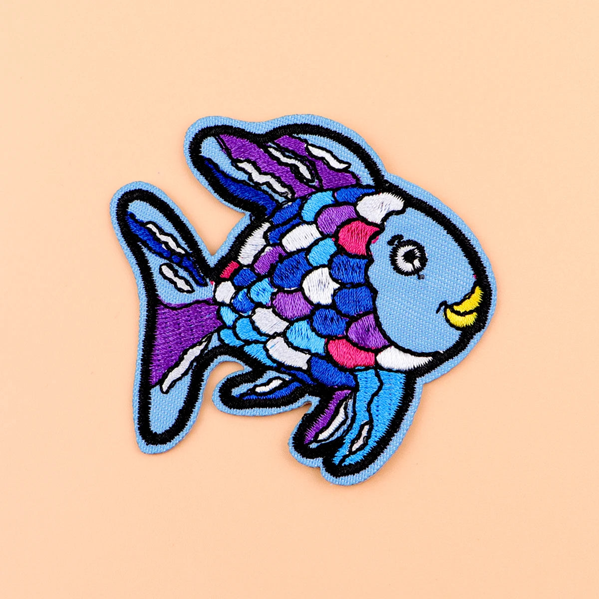 Colorful Fish Iron On Patch Clothes Patch For Clothing Twilight Embroidered Patch Garment Apparel Accessories Sewing Stickers