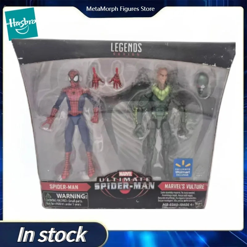 Original Hasbro Marvel Legends Series SPIDER-MAN/MARVEL'S VULTURE Anime Figure Toy Collection Model