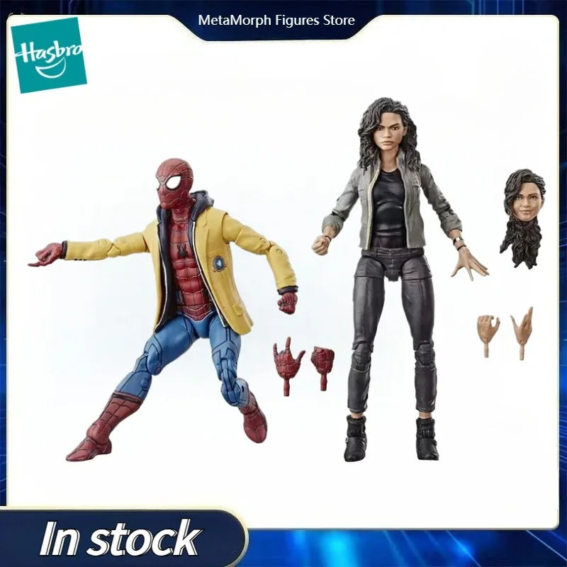 Original Hasbro Marvel Legends Series SPIDER-MAN/MARVEL'S MJ Anime Figure Toys Ornaments Collection