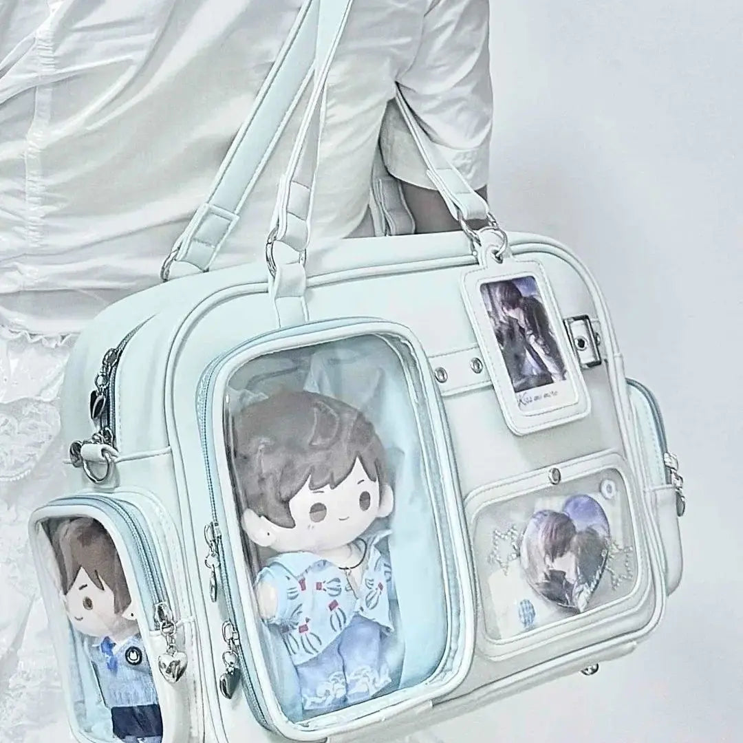 New Personalized Design for Girls' Ulzzang Ita Bags JK Uniforms Single-shoulder Backpacks Large-capacity Star-chasing Dolls Bags