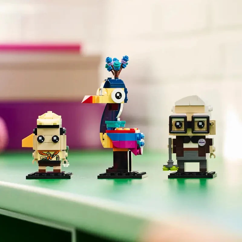 LEGO Fangtouzi Series 40752 Carl, Xiao Luo, and Kevin Puzzle Block Children Toys