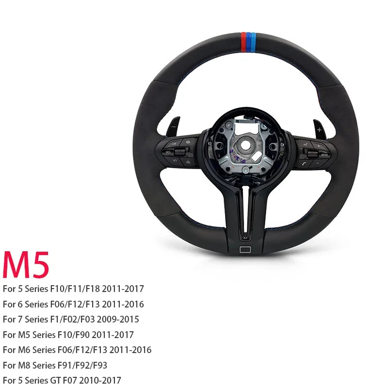 Three Color M Stripe Volant Stering Wheel for BMW F10 X5 F15 X6 F16 F20 F21 F22 F23 F25 F26 F30 F31 F32 F33 F34 F35 F36 M3 F80