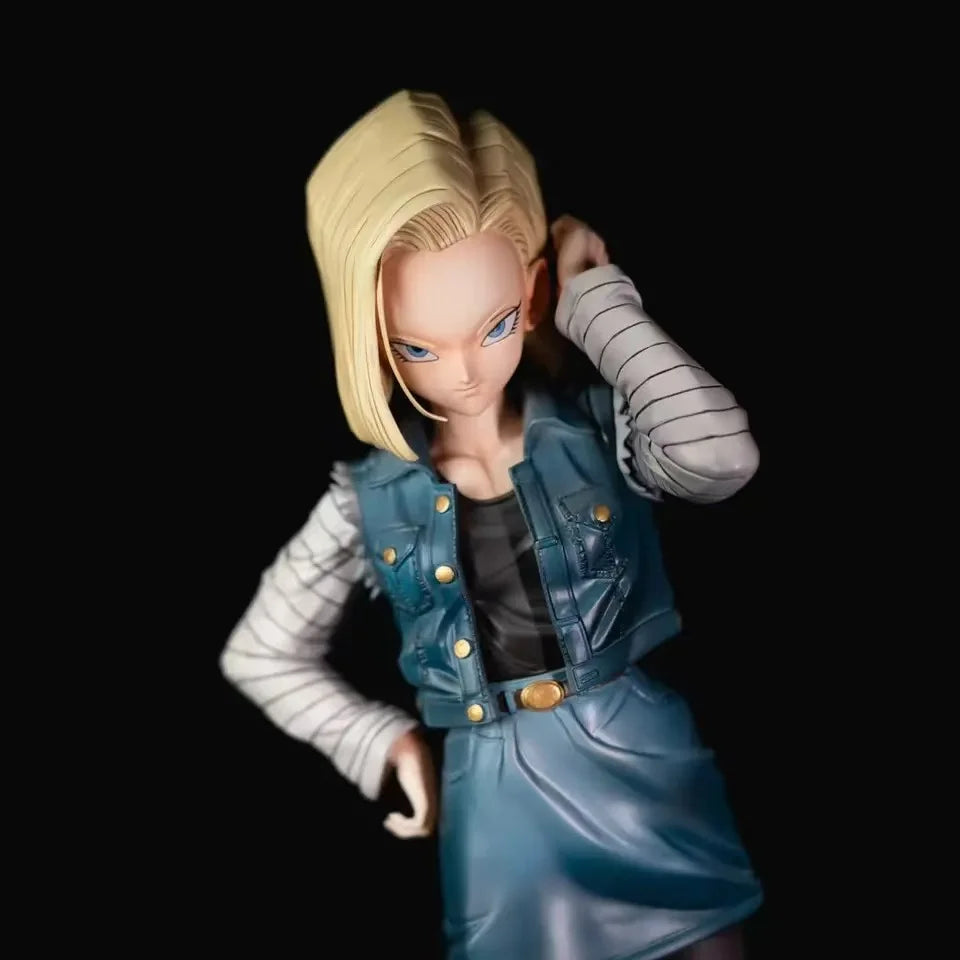 VF Statue Anime Dragon Ball Z Android 18 Figure 28cm/11.02inch Pvc Action Figures Collection Model Toys Gifts