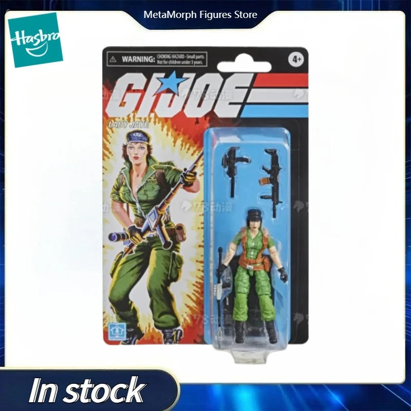 Original Hasbro G.I. Joe Classified Series Retro Collection Lady Jaye Action Toys Figure Models Collection