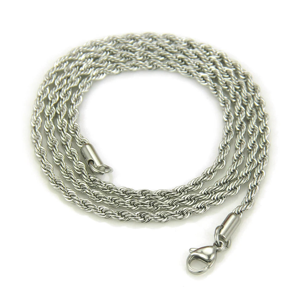 Hip Hop STAY HARD Letter Pendant Cuban Chain Necklace Punk Gold Color Iced Out Bling Necklaces Fashion Charm Men Women Jewelry