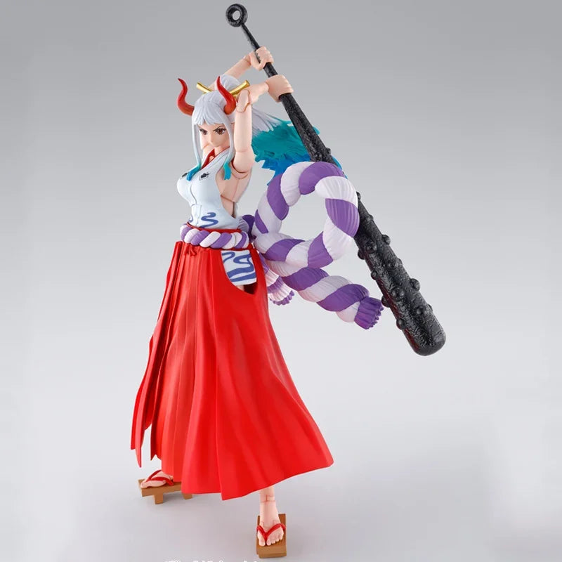 【IN STOCK】Original Bandai S.H.Figuarts One Piece Yamato Wano Country 15.5cm Action Figure Collectible Model Toy Gift