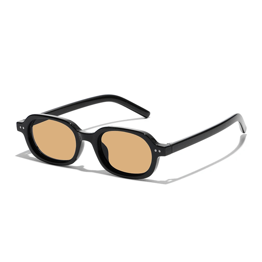 Retro Small Oval Sunglasses Women Men UV400 Fashion Shades Vintage Style Beach Travel Street Driving Outdoor Sun Glasses