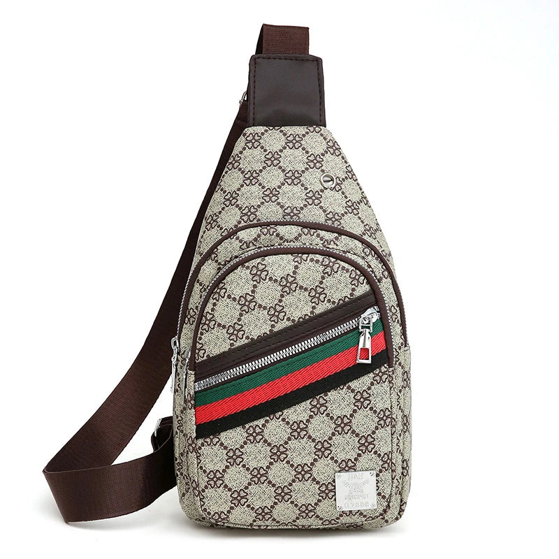 Messenger Bag Shoulder Cloth Chest Crossbody Casual Handbag with Earphone Hole1