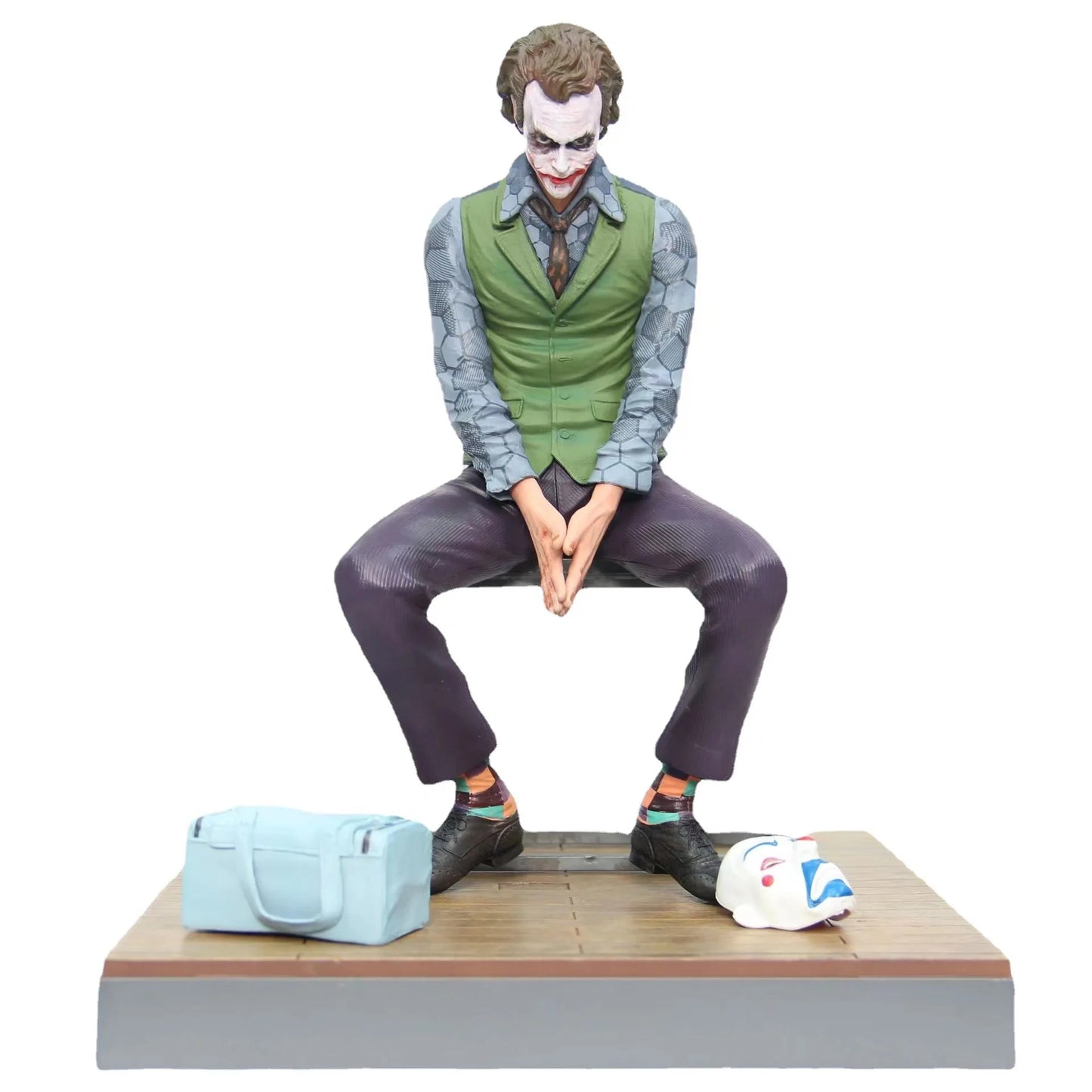 1/6 The Great Joker Heath Ledger Suicide Team Handmade Decor Action Figure Scene