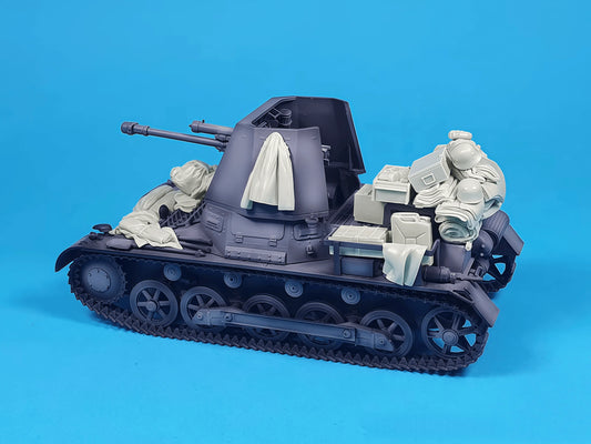 1/35 Casting Resin Model Assembly Kit, GK, Resin Tank Pile Up Model, Unpainted